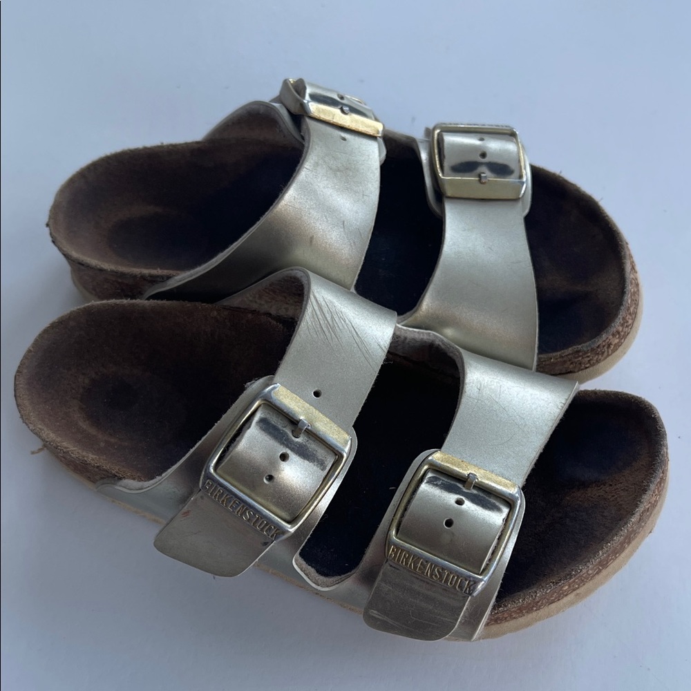 Birkenstock Kids Metallic Sandals